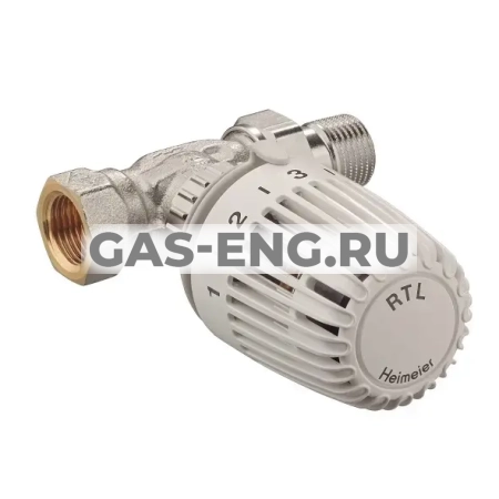Термостатический клапан RTL с термоголовкой, проходной, Heimeier купить в интернет-магазине промышленного оборудования в Санкт-Петербурге