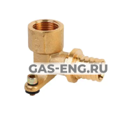 Угольник латунный, аксиальный, настенный, ВР, MVI купить в интернет-магазине промышленного оборудования в Санкт-Петербурге