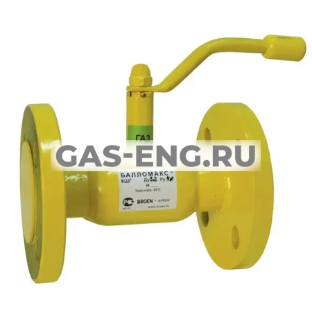 Шаровой стальной кран для газа фланец/фланец, с рукояткой, Ду 15-50 Ру 16, Broen Ballomax купить в интернет-магазине промышленного оборудования в Санкт-Петербурге