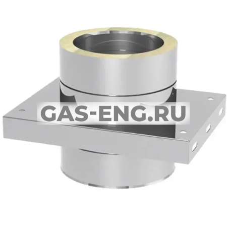 Пластина основания для дымохода проходная, Дымотек купить в интернет-магазине промышленного оборудования в Санкт-Петербурге
