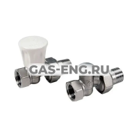 Комплект: ручной клапан, отсечной клапан, прямой, R706K, Giacomini купить в интернет-магазине промышленного оборудования в Санкт-Петербурге