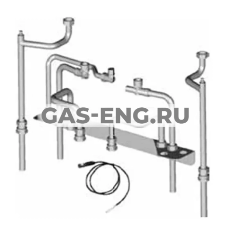 Комплект подключения для открытого монтажа CGU-2/CGG-2, Wolf купить в интернет-магазине промышленного оборудования в Санкт-Петербурге