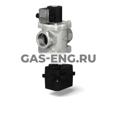 Клапаны электромагнитные двухпозиционные муфтовые с электроприводом регулятора расхода на DN 40-50 (привод SP0) купить в интернет-магазине промышленного оборудования в Санкт-Петербурге