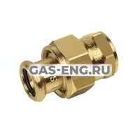 Разъемное соединение с плоским уплотнением пресс-ВР бронза Purapress, тип 8330G, Sanha купить в интернет-магазине промышленного оборудования в Санкт-Петербурге