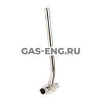 Тройник 90° медный, никелированный с трубкой PEXY Max, серия PGM7130L, Comap купить в интернет-магазине промышленного оборудования в Санкт-Петербурге