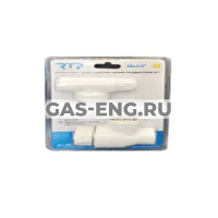 Комплект: клапан термостатический (угловой) + клапан запорный (угловой), РосТурПласт купить в интернет-магазине промышленного оборудования в Санкт-Петербурге