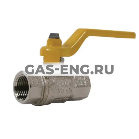 Шаровой латунный кран для газа ВР-ВР полнопроходной, с рукояткой, Ду 15-50 Ру 5/50, Itap London 066 купить в интернет-магазине промышленного оборудования в Санкт-Петербурге