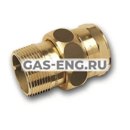 Разъемное соединение прямое с уплотнением ВР/НР бронзовое PURAFIT, тип 3331, Sanha купить в интернет-магазине промышленного оборудования в Санкт-Петербурге