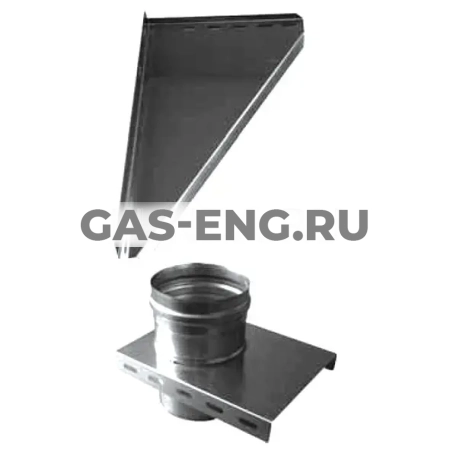 Опорная консоль + пластина основания проходная для дымохода, Jeremias EWEC.6C0000.379 купить в интернет-магазине промышленного оборудования в Санкт-Петербурге