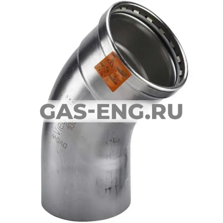 Угол-вставка пресс 45 град. нержавеющая сталь Sanpress Inox 2326.1XL, Viega купить в интернет-магазине промышленного оборудования в Санкт-Петербурге Угол-вставка пресс 45 град. нержавеющая сталь Sanpress Inox 2326.1XL, Viega купить в интернет-магазине промышленного оборудования в Санкт-Петербурге