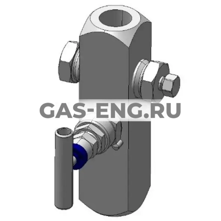 Многопортовый вентиль IV110, 2й порт с заглушкой, 3й порт со спускным клапаном, Wika купить в интернет-магазине промышленного оборудования в Санкт-Петербурге