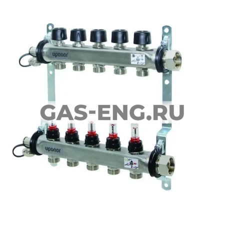 Коллекторная группа с расходомерами Vario S, Uponor купить в интернет-магазине промышленного оборудования в Санкт-Петербурге