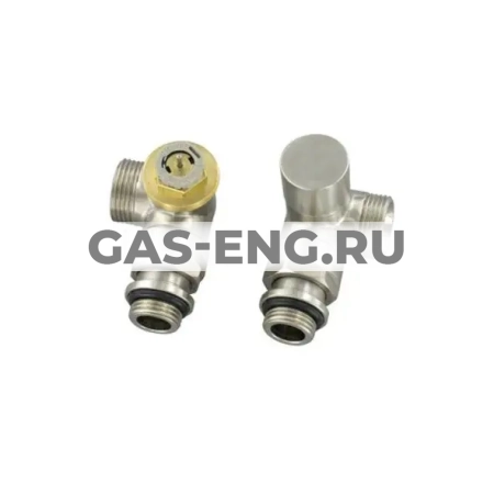 Комплект клапанов: Термостатического со скрытой преднастройкой Kv и запорного на обратную подводку, серия DD3933, Comap купить в интернет-магазине промышленного оборудования в Санкт-Петербурге