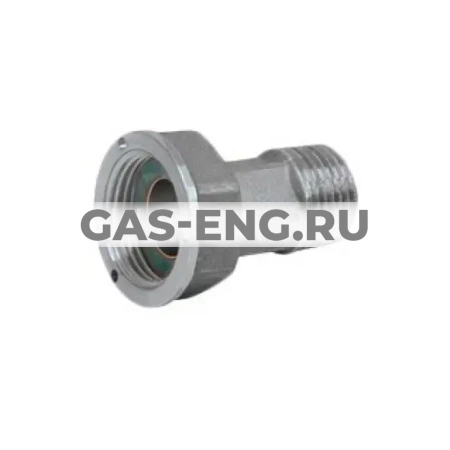 Разъемное соединение для счетчиков, хромированное, Giacomini R37 купить в интернет-магазине промышленного оборудования в Санкт-Петербурге