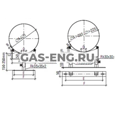 Стеновой хомут для дымохода регулируемый с отступом от стены 100-150 мм, Jeremias DW22 купить в интернет-магазине промышленного оборудования в Санкт-Петербурге