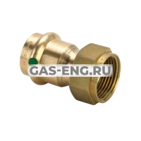 Переход на резьбовые соединения с накидной гайкой Sanpress с SC-Contur, модель 2263, Viega купить в интернет-магазине промышленного оборудования в Санкт-Петербурге