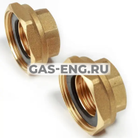 Разъемное соединение ВР/ВР для насосов системы ГВС (комплект 2 шт.), Giacomini купить в интернет-магазине промышленного оборудования в Санкт-Петербурге