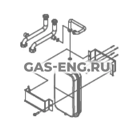 Комплект для подсоединения расширительного бака, Baxi купить в интернет-магазине промышленного оборудования в Санкт-Петербурге
