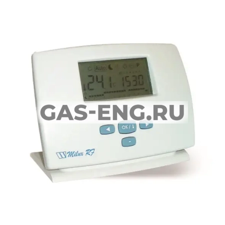 Комнатный программируемый радиотермостат MILUX-RF, Watts купить в интернет-магазине промышленного оборудования в Санкт-Петербурге