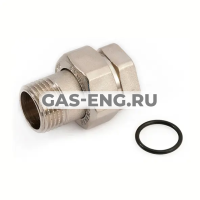 Разъемное соединение с плоской прокладкой никелированное ВР/НР, Generl Fittings купить в интернет-магазине промышленного оборудования в Санкт-Петербурге