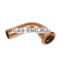 Угольник-пресс однораструбный 90° медь, тип 6001A, Sanha купить в интернет-магазине промышленного оборудования в Санкт-Петербурге Угольник-пресс однораструбный 90° медь, тип 6001A, Sanha купить в интернет-магазине промышленного оборудования в Санкт-Петербурге