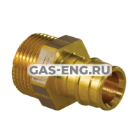 Штуцер Q&E латунный с наружной резьбой, Uponor PE-Xa (Wirsbo) купить в интернет-магазине промышленного оборудования в Санкт-Петербурге