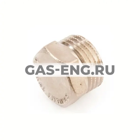 Заглушка никелированная НР, General Fittings купить в интернет-магазине промышленного оборудования в Санкт-Петербурге