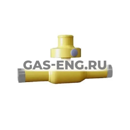 Шаровой стальной кран для газа полный проход с/с ДУ 080 Ру 16 с системой защиты доступа, с рукояткой серия КШГ 73.112.080, Broen Ballomax купить в интернет-магазине промышленного оборудования в Санкт-Петербурге