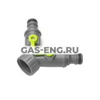 Двойной разветвитель, пластиковый, Rehau купить в интернет-магазине промышленного оборудования в Санкт-Петербурге Двойной разветвитель, пластиковый, Rehau купить в интернет-магазине промышленного оборудования в Санкт-Петербурге