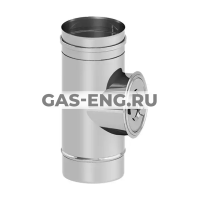 Тройник 90° для крышки очистки/блока подсоединения дымохода, Jeremias FU07r купить в интернет-магазине промышленного оборудования в Санкт-Петербурге