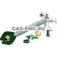 Кран наружный, сливной Simplex SEPP-Eis с компенсатором в комплекте, Flamco купить в интернет-магазине промышленного оборудования в Санкт-Петербурге