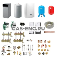 Комплект ЭКОНОМ для котельной до 60 кВт (до 622 м2), с напольным газовым одноконтурным котлом купить в интернет-магазине промышленного оборудования в Санкт-Петербурге