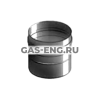 Патрубок дымохода для присоединения к котлу, конический, насадной, Jeremias FU123 купить в интернет-магазине промышленного оборудования в Санкт-Петербурге