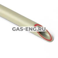 Труба PPR Rubis, армированная стекловолокном (4 м), серая, Pro Aqua купить в интернет-магазине промышленного оборудования в Санкт-Петербурге