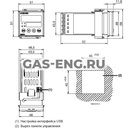 Универсальный контроллер температуры/давления котла RWF50..., Siemens купить в интернет-магазине промышленного оборудования в Санкт-Петербурге