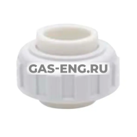Муфта PPR разъемная, БЕЛАЯ, Pro Aqua купить в интернет-магазине промышленного оборудования в Санкт-Петербурге Муфта PPR разъемная, БЕЛАЯ, Pro Aqua купить в интернет-магазине промышленного оборудования в Санкт-Петербурге