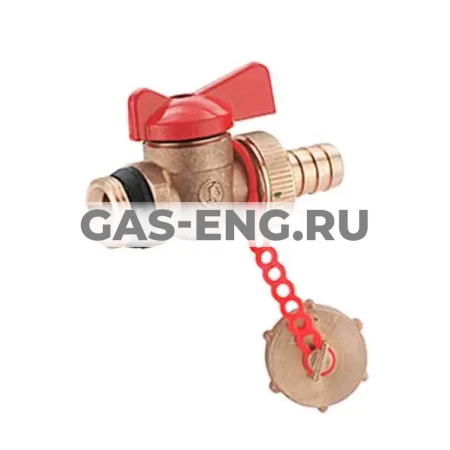 Шаровой кран латунный выпускной НР, c рукояткой, Giacomini R608D купить в интернет-магазине промышленного оборудования в Санкт-Петербурге