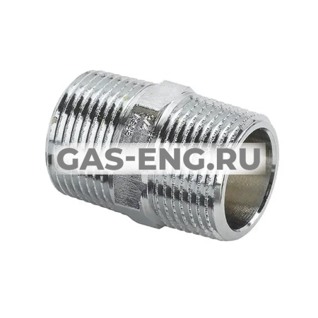 Ниппель двойной бронзовый, хромированный, модель 3280 Viega купить в интернет-магазине промышленного оборудования в Санкт-Петербурге