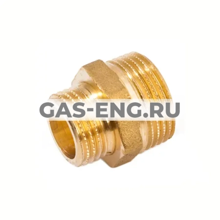Ниппель редукционный НР/НР латунный, General Fittings купить в интернет-магазине промышленного оборудования в Санкт-Петербурге