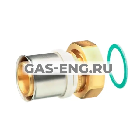 Соединение-пресс alpex с накидной гайкой, латунь, Frankische купить в интернет-магазине промышленного оборудования в Санкт-Петербурге