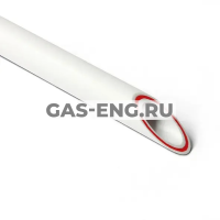 Труба PPR Rubis армированная стекловолокном (2 м) белая , Pro Aqua купить в интернет-магазине промышленного оборудования в Санкт-Петербурге