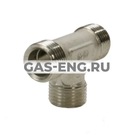 Тройник латунный с резьбой под евроконус НР, Uponor купить в интернет-магазине промышленного оборудования в Санкт-Петербурге