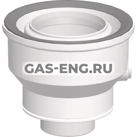 Переходник для концентрического вертикального прохода через кровлю с DN60/100 на DN80/125, Wolf купить в интернет-магазине промышленного оборудования в Санкт-Петербурге