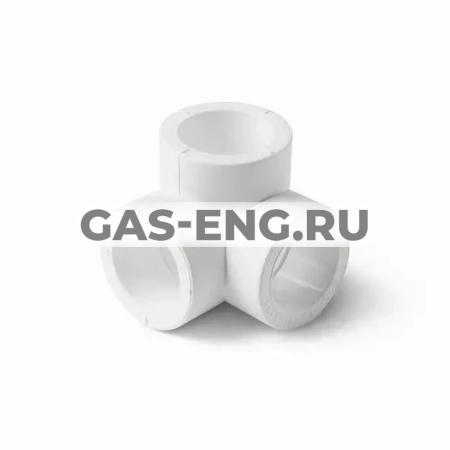 Тройник двухплоскостной PPR, БЕЛЫЙ, Pro Aqua купить в интернет-магазине промышленного оборудования в Санкт-Петербурге
