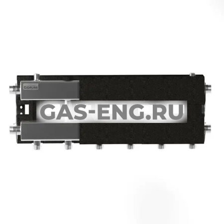 Модульный нержавеющий коллектор отопления с термоизоляцией MKSS-60.EPP, Gidruss купить в интернет-магазине промышленного оборудования в Санкт-Петербурге