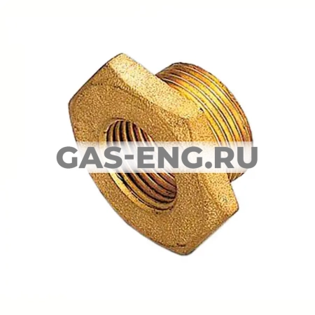 Футорка редукционная НР/ВР латунная, Tiemme купить в интернет-магазине промышленного оборудования в Санкт-Петербурге