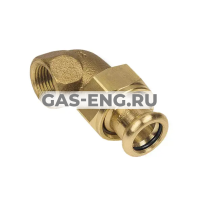 Конусное соединение-пресс ВР угловое 90° бронза Purapress, тип 8096G, Sanha купить в интернет-магазине промышленного оборудования в Санкт-Петербурге Конусное соединение-пресс ВР угловое 90° бронза Purapress, тип 8096G, Sanha купить в интернет-магазине промышленного оборудования в Санкт-Петербурге