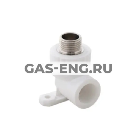 Угольник PPR 90° комбинированный с креплением НР, RTP (РосТурПласт) купить в интернет-магазине промышленного оборудования в Санкт-Петербурге