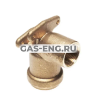Отвод латунный для шланга стиральной машины Ду32-R3/4, Uponor 1051425 купить в интернет-магазине промышленного оборудования в Санкт-Петербурге Отвод латунный для шланга стиральной машины Ду32-R3/4, Uponor 1051425 купить в интернет-магазине промышленного оборудования в Санкт-Петербурге