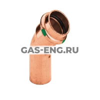 Угол пресс 45° медь Profipress с SC-Contur, модель 2426.1, Viega купить в интернет-магазине промышленного оборудования в Санкт-Петербурге